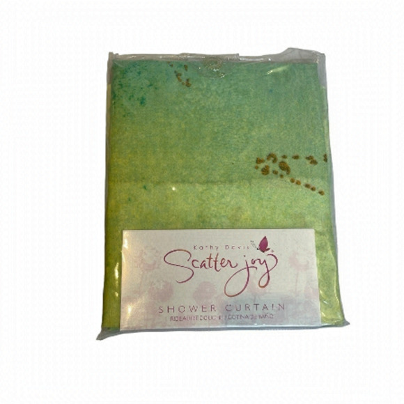 Scatter Joy Shower Curtain new in package💛💚 - Picture 1 of 6